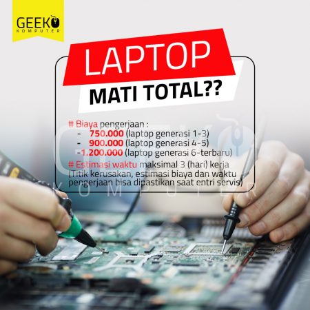 Service laptop mati total Surabaya pilih lokasi terdekat 3 cabang di surabaya pagi anter sore selesai bisa Ditunggu